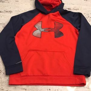 2/$10 boys Under Armour hooded sweatshirt.